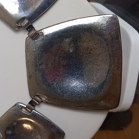 Statement necklace silvertone - Picture 7 of 7